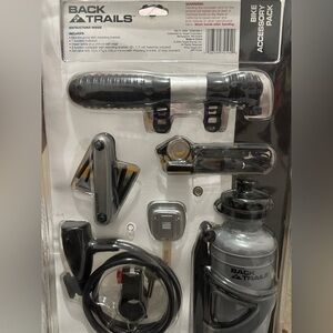 Brand New Back Trails Bicycle Accessory Pack Set Tire Pump Bike Rider Essentials